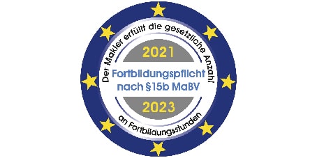 Dumax Emblem Immobilienverwalter Fortbildungspflicht 2021 2023
