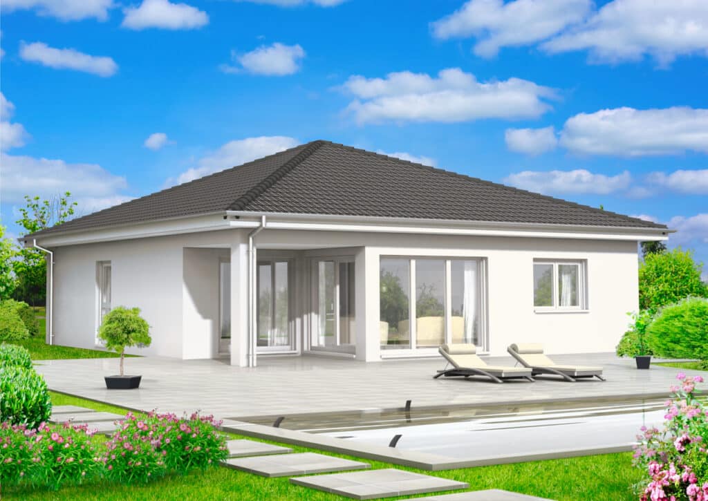 Leben auf einer Ebene – Ein Traum in Weiß!