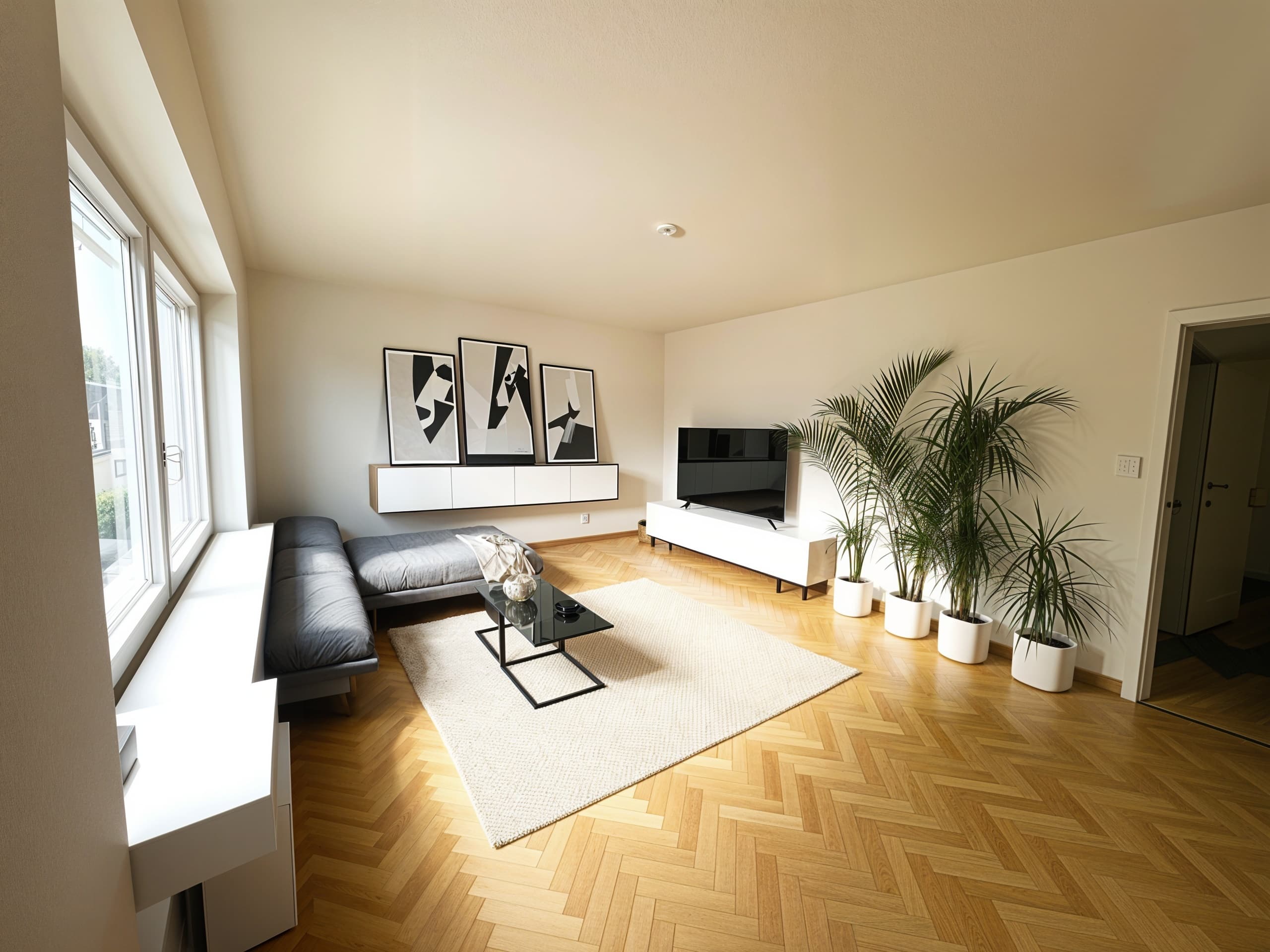 Wohnzimmer, Modern - (KI generiert)