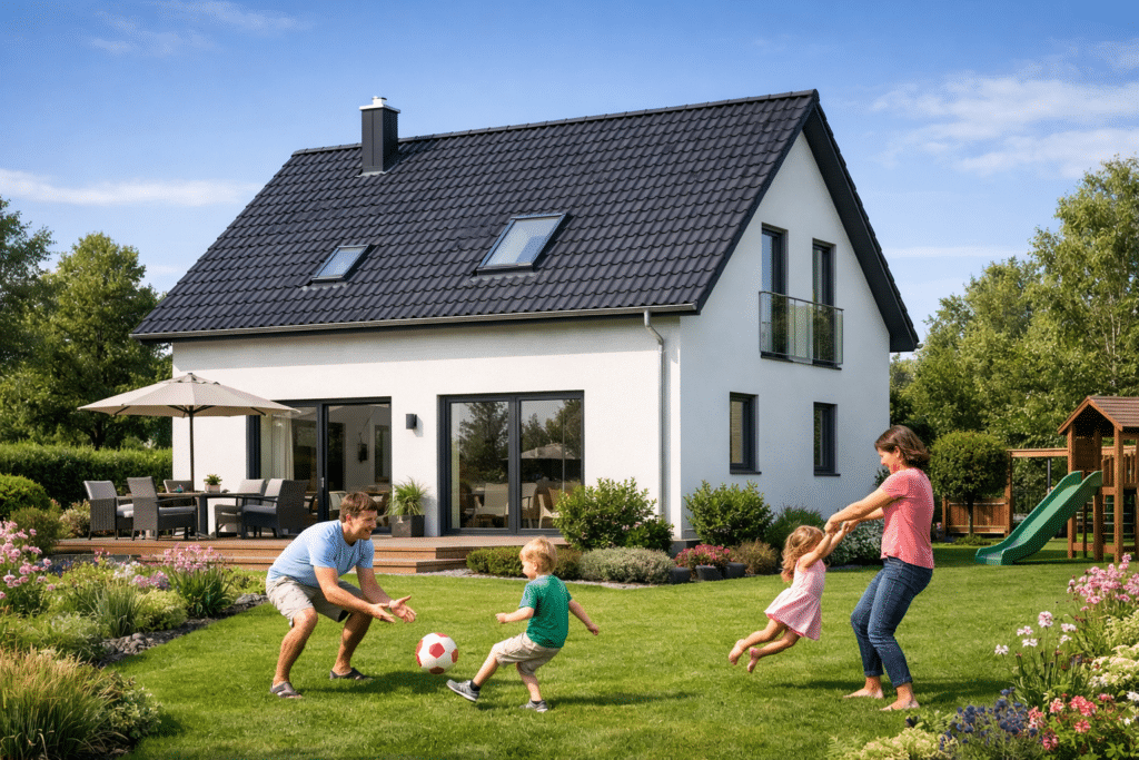 Modernes Neubau-Satteldachhaus in Wagenfeld – Zeitlos wohnen mit Zukunft Modernes Neubau-Satteldachhaus in Wagenfeld – Zeitlos wohnen mit Zukunft