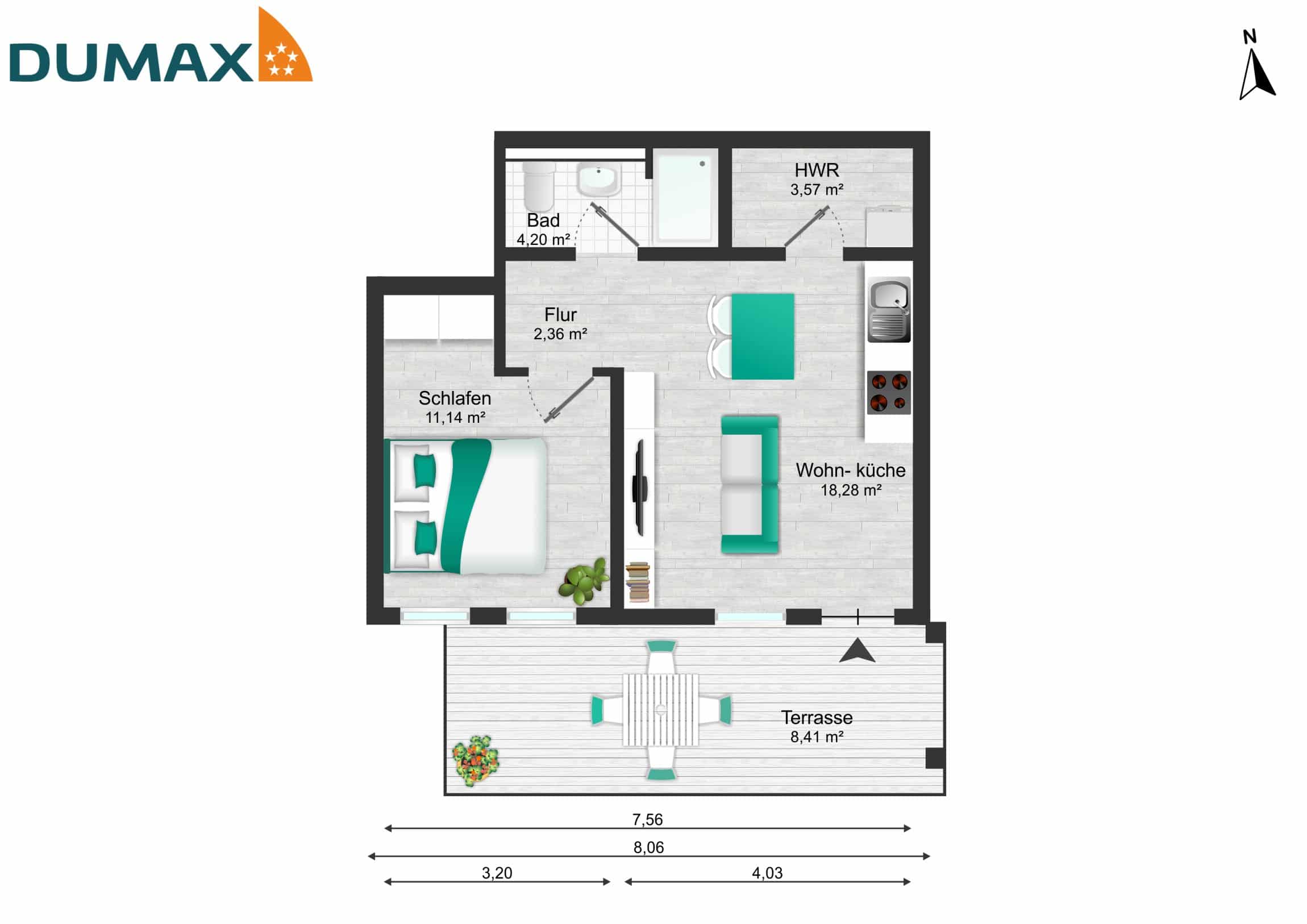 2 ZKB-WHG mit Terrasse und Traumküche in Twistringen 2 ZKB-WHG mit Terrasse und Traumküche in Twistringen