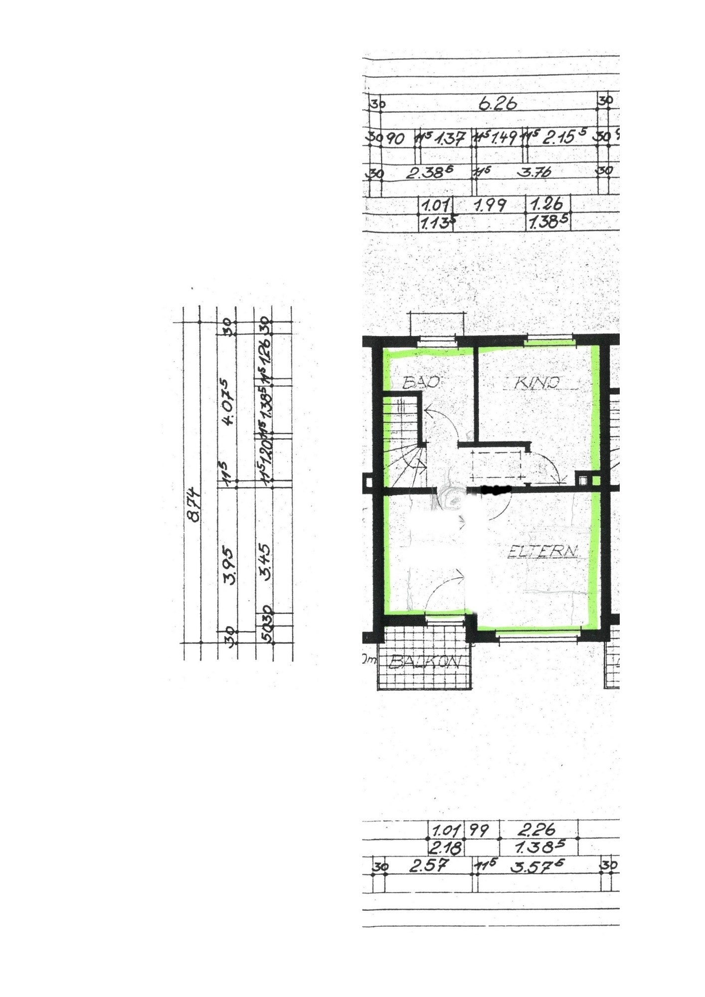 Grundriss OG Samenfeldstr. 9